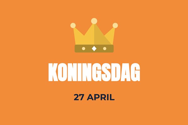 Vlagontwerp Koningsdag kroon