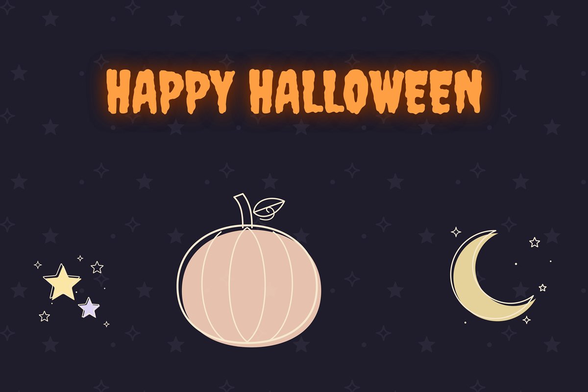 drapeau Halloween