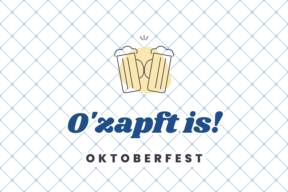 drapeau Oktoberfest